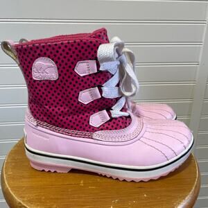 Sorel Tivoli Waterproof Lace Up Boots Insulated. Like New!! Size 3